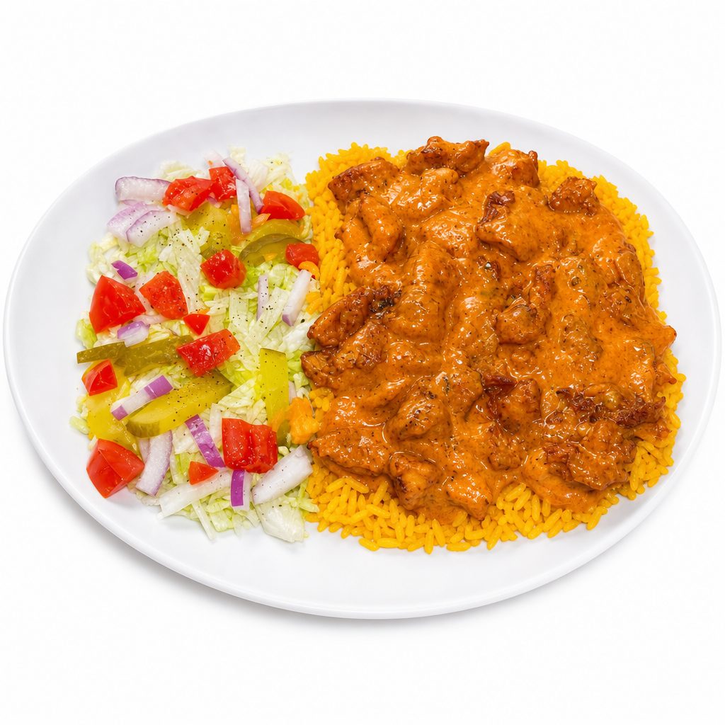 Butter Chicken Platter.